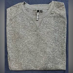 Joe's Jeans Mens Gray Knit Ribbed Trim Long Sleeve Crew Sweatshirt Size M